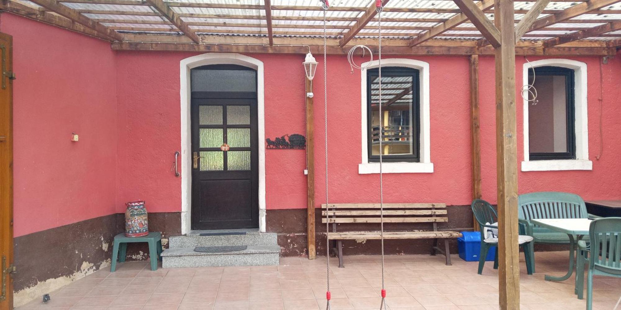 Ferienwohnung Auf Dem Gutshof Renz Weißenfels Esterno foto